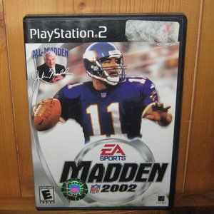 PS2 PlayStation 2 Game Madden 2002